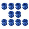 10Pcs Disc Screw Chainwheel Chainring Bolts Accessory for Mountain Bike Road BicycleBlue