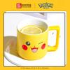 SHUNXIANG Pokémon Lizenzierte Pikachu Keramiktassen Kinder Kaffeetassen Frühstück Milchbecher Niedliches Trinkgeschirr Keramik Kaffeetasse