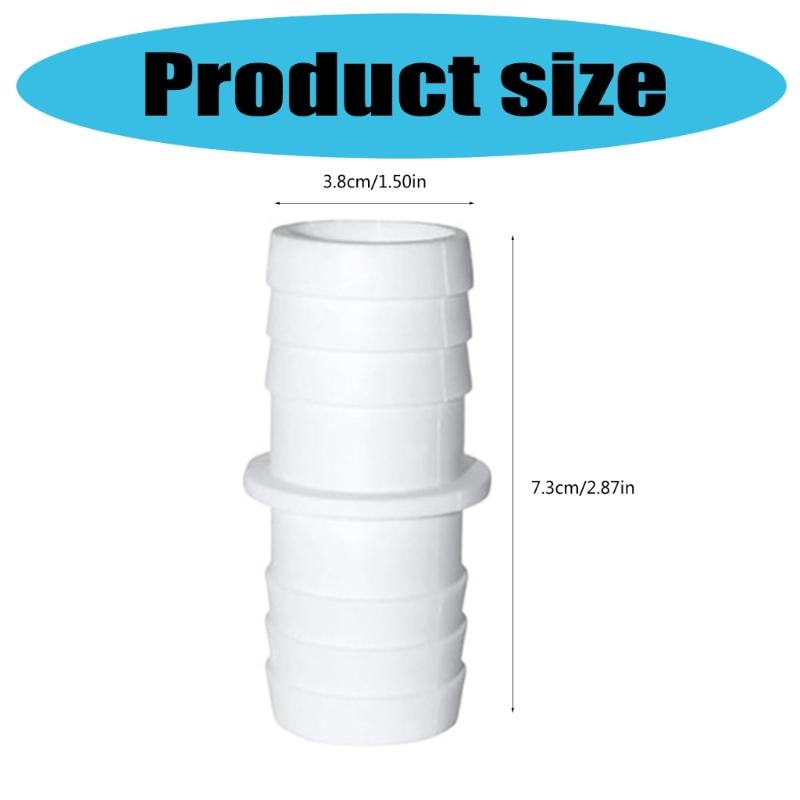 Multifuntional Pool Vacuum Hose Adapter 38mm Pool Hose Connector ABS Texture Suitable for Plastic Pool Equipment