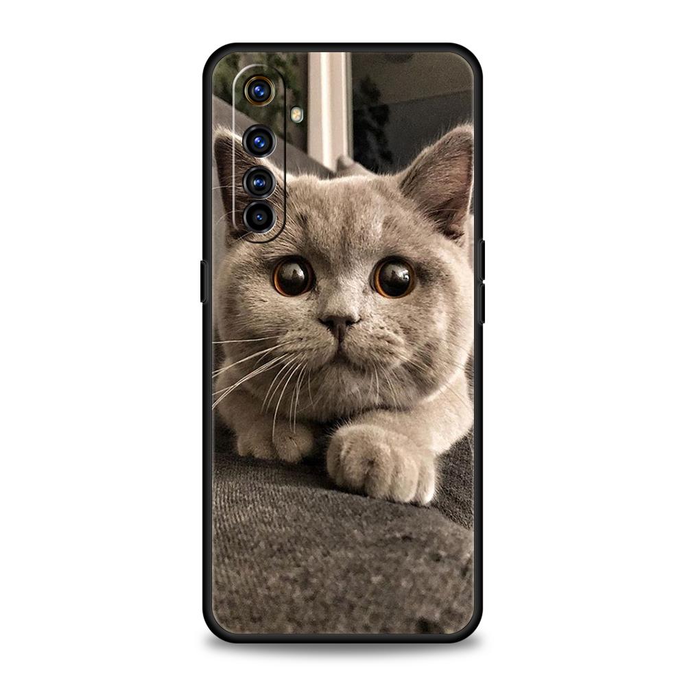 Kawaii Liebeskatze Handyhülle Für Realme 13 12 11 10 9 8 5G 7 C25 C35 GT5 GT3 GT2 Pro Plus Für Realme GT Neo 2 3 3T 5 Hülle