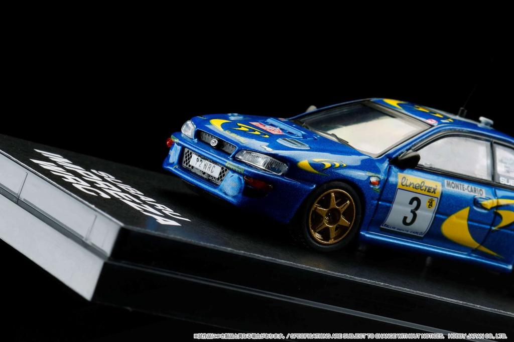 HobbyJAPAN Scale Subaru Impreza WRC 1997 1/64 #3 (Monte Carlo)