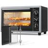 46 L Mini Oven with Rotisserie, Convection, Temperature Control and Timer, 1800 W, Black