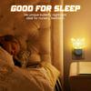 Night Light Butterfly Night Light Plug Into Wall LED Wall Lamp Colors Change RGB LED Nightlight for Children Kids Bedroom