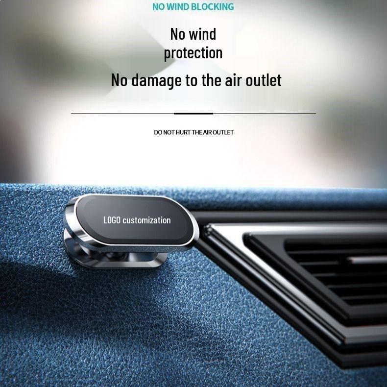 360° Rotating Car Phone Holder with Strong Magnetic Grip