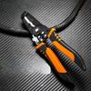 Professional Wire Working Tool-Combines Wire Cutting, Stripping and Crimping Functions,Essential Cable Stripper for Electricians