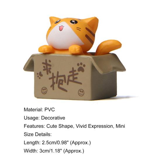 Cat Figurines Exquisite Lovely Gardening Doll Solid Model Creative Micro Landscape