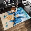 Ocean Love Turtles Office Rug Chair Mat, Game Carpet, Suitable for Front Door, Bedroom, Living Room, Desk, Holiday Gift
