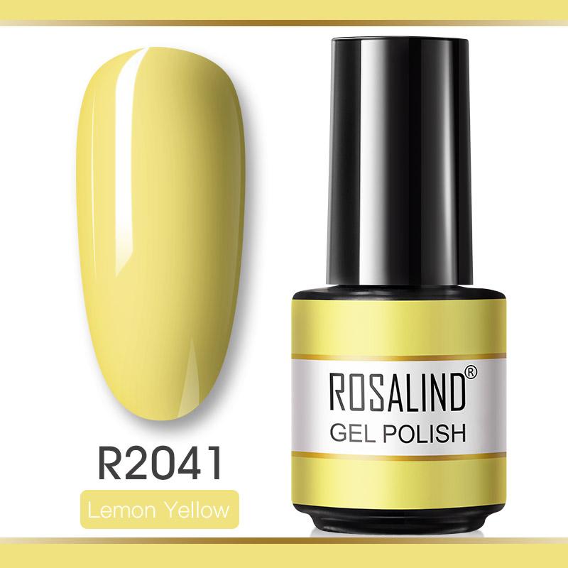ROSALIND Gel Nail Polish 100 Colors Nail Gel For Design Nails Art 7ml Soak Off Crackle/Neon Luminous Semi Permanent Gel Polish