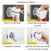 Baby Safety Door Knob Protective Cover Child Proof Designing Prevent Accidental Opening Enhancing Home Security