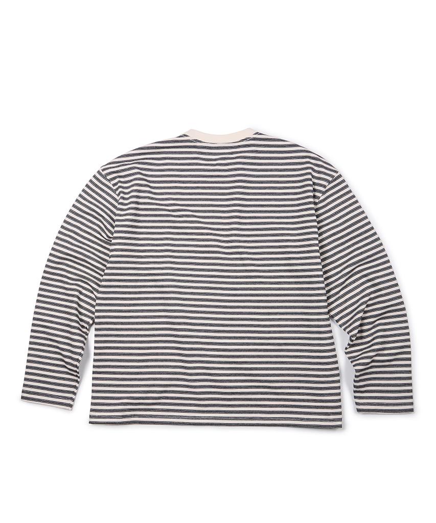 Itci (Base) Stripe Pocket Long Sleeve (Ivory)