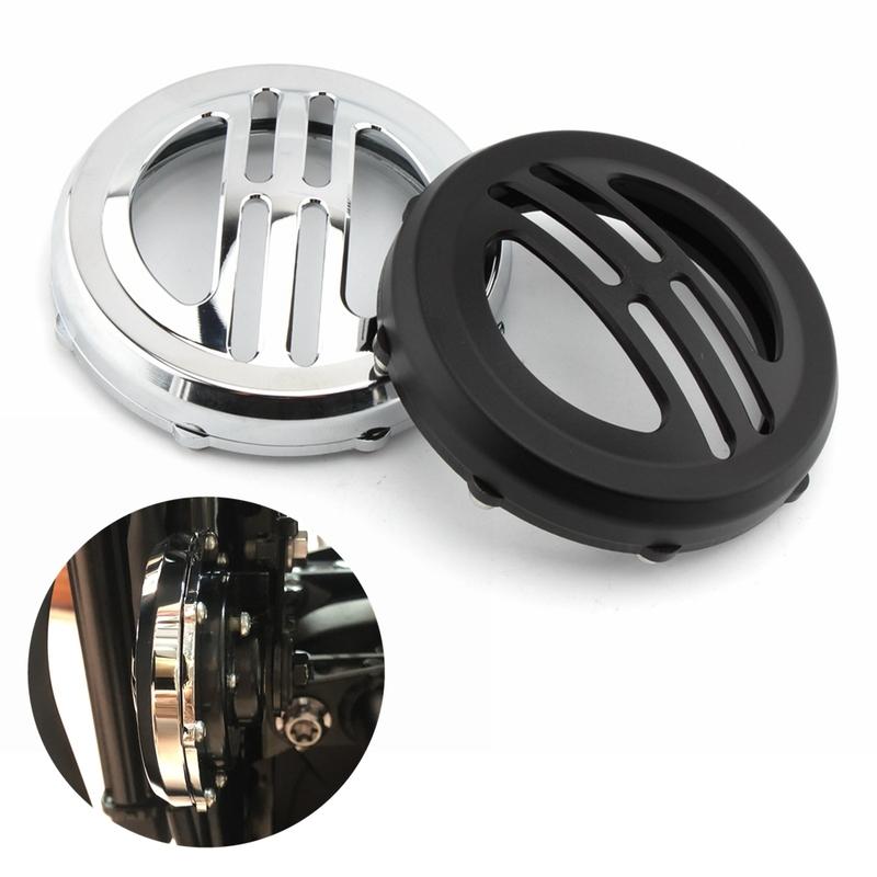 FOR Triumph T120 T100 Street Twin Universal Motorcycle Horn Cover Trumpet Protection Decorative Aluminum Cover Bobber Bonnevill