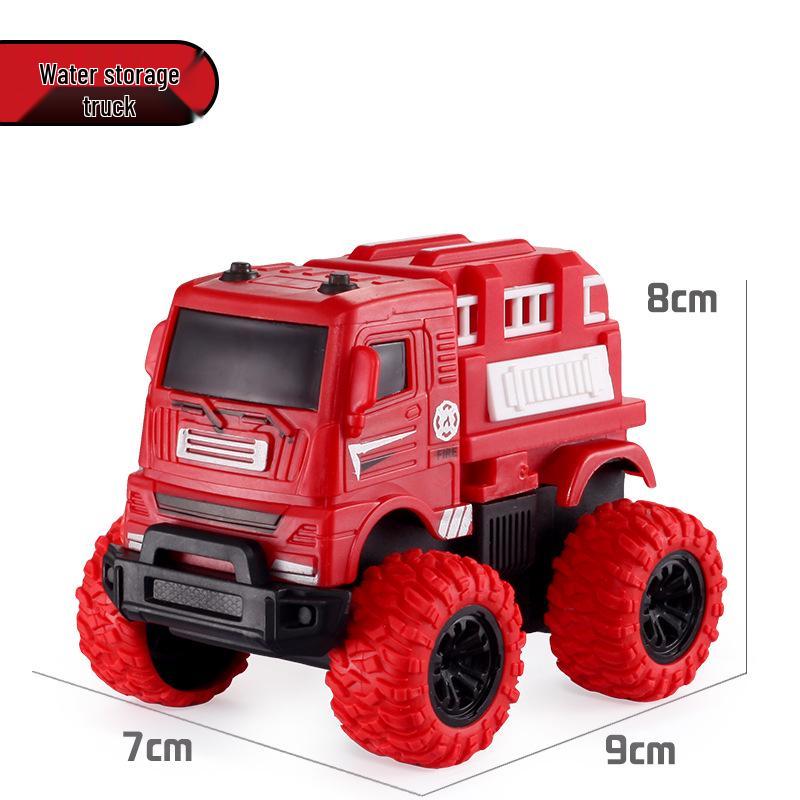 Kids' Inertial Excavator Toy Car: Off-Road Vehicle for Boys, Perfect for Small Gifts and Night Markets