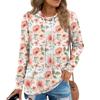 Womens Pullover Hoodies Teen Girls Fashion Hooded Sweatshirt Womans Fall Tunic Top