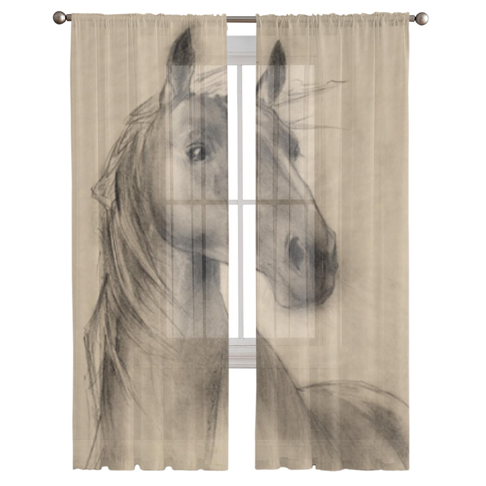 Рисунок карандашом головы лошади от руки — фото 4