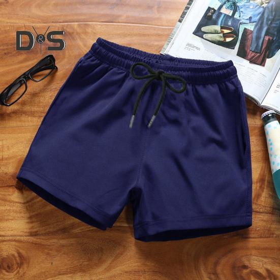 Ανδρικό σορτς για τρέξιμο ελαστικό κοντό παντελόνι γυμναστικής με κορδόνι μέσης μονόχρωμο παντελόνι για εξωτερικούς χώρους