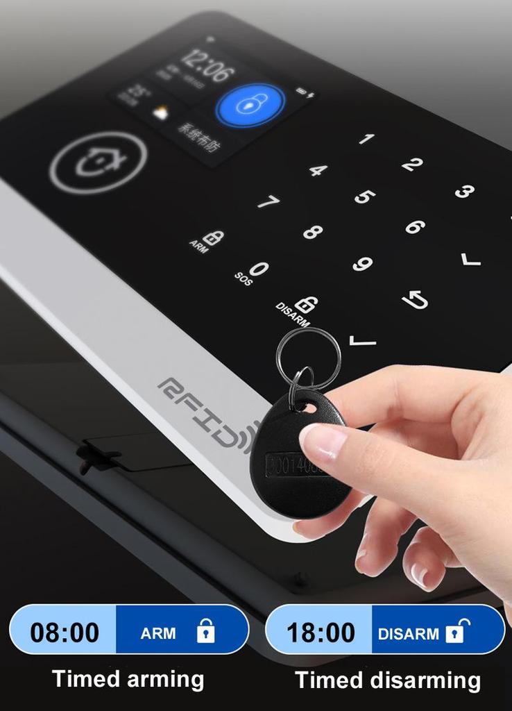 Tuya-Compatible GSM WiFi Wireless Home Anti-Theft Infrared Alarm System