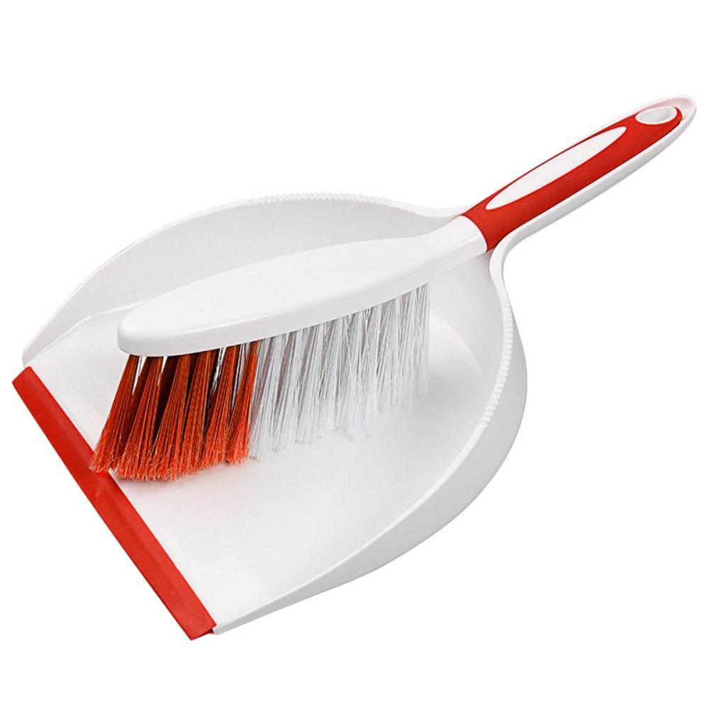 Anti-slip Grip Desktop Brush Set Wear-resistant Pet Hair Hand Broom Portable Car Dustpan  Keyboard