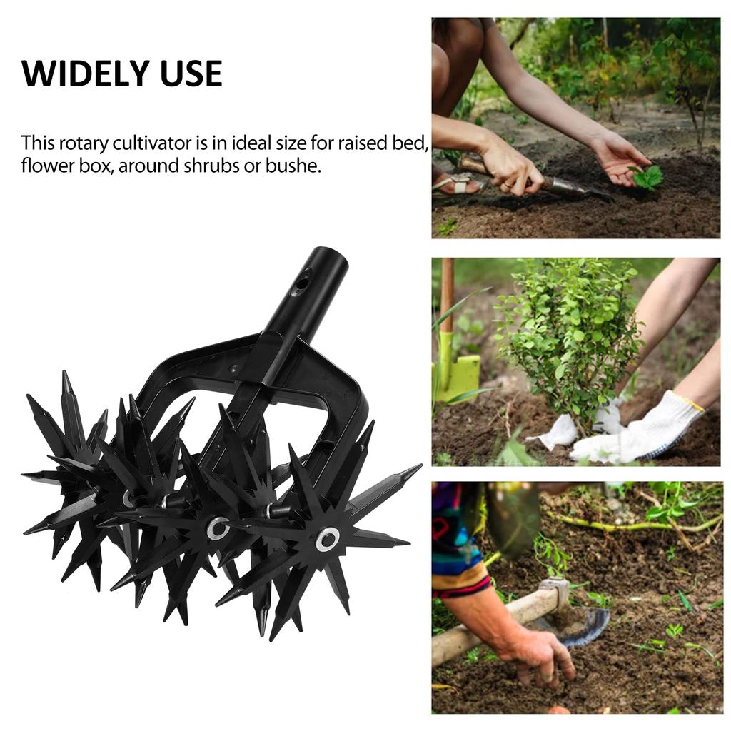 Cultivator Tool, Portable Manual Garden Soil Dump for Lawn Reseeding Soil Planting ing