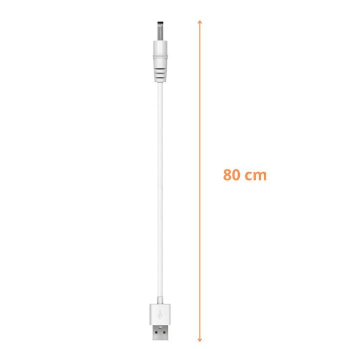 80 Cm Charging Cable Compatible with Foreo Luna/Luna 2/Luna 3/Luna 4/Luna Mini/Luna Mini 2/Luna Mini 3/Luna Go/Luxe/Bea/Ufo/Kiwi/Issa