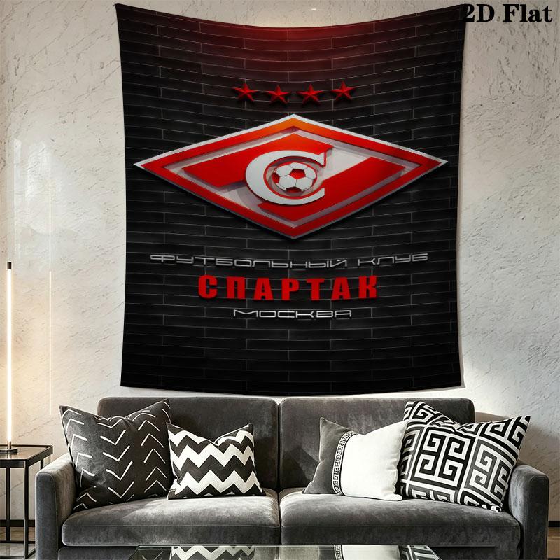 Spartak Moscow Odyssey Wall Hanging Printed Fabric Blanket Decorative Tapestries for Bedroom Living Room Home Decor