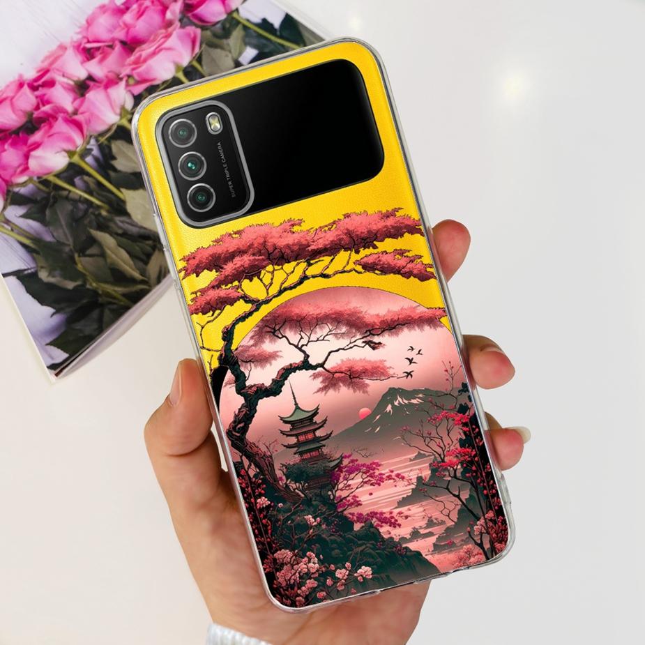 For Xiaomi Poco M3 Case PocoM3 Pro New Fashion Painted Cover Soft Silicone Phone Case For Xiaomi Poco M3 Pro PocoM3 Fundas Coque