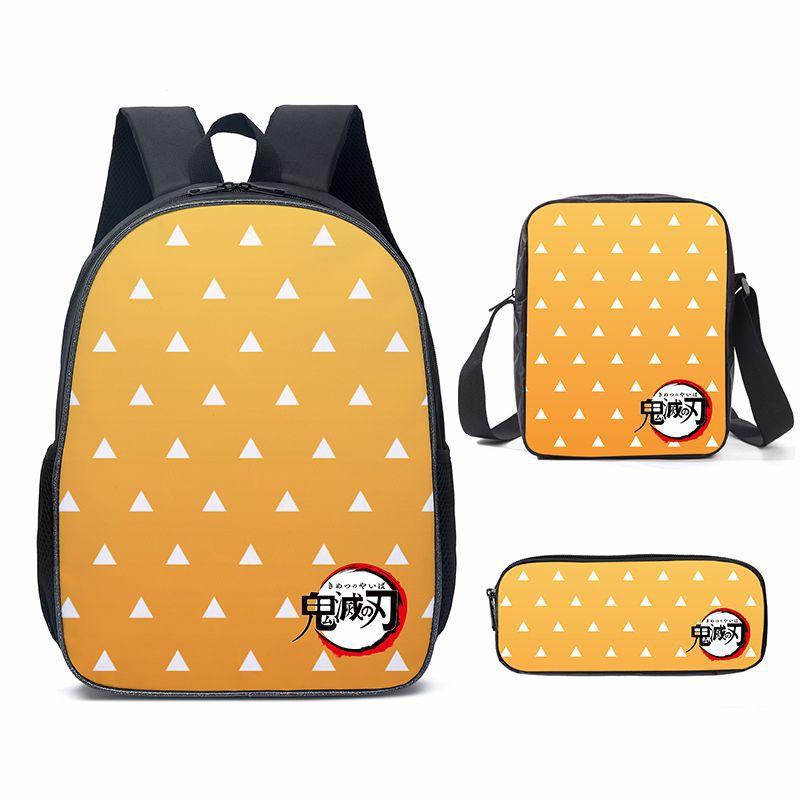 New Cartoon Super Moon Blade Three Piece Backpack Set for Primary and Secondary School Students