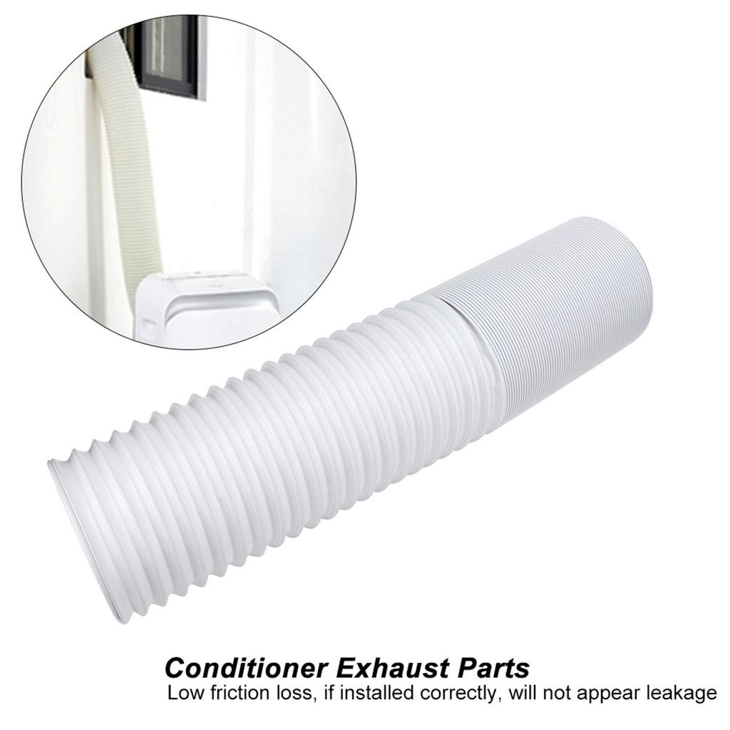 Thicken Air Conditioning Exhaust Hose Portable Universal Flexible Air Conditioning Fittings Wear Resistant Won't Leak Easily