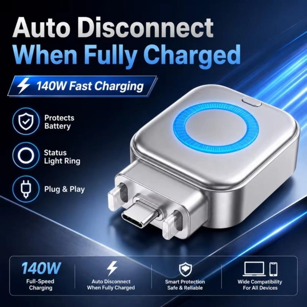 Type-C Connector Auto Power Cut Off Charger Fast Charging Adapter Full Charge Auto Cut Off