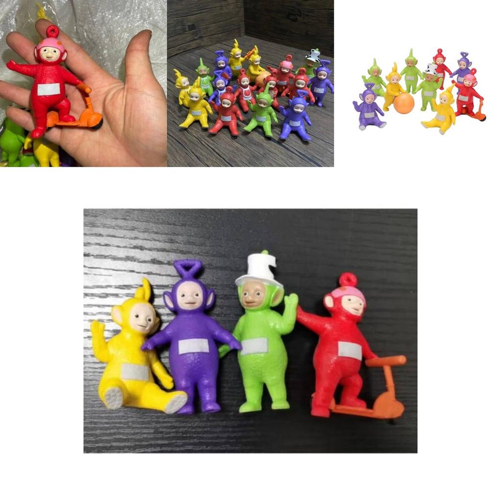Niedliche PVC Kinderfigur Spielzeug Geschenk Teletubbies Handyhülle Zubehör 5-9cm/1.96-3.54in)