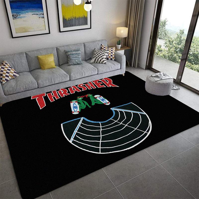 T-thrush Printed Carpet Fashion Yoga Mat Non-Slip Carpet Bedroom Decoration Outdoor Carpet Bedroom Birthday Gift