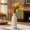 Multi-element Fall Bouquet Autumn Flower Bouquet, Artificial Floral Picks with Maple Leaves Pumpkins Pine Cone Stems Berries Cones for