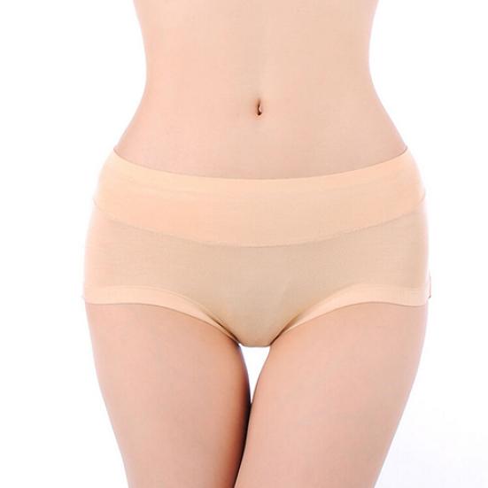 Women's Fashion Sexy Bamboo Fiber Antibacterial Underpants Briefs Underwear