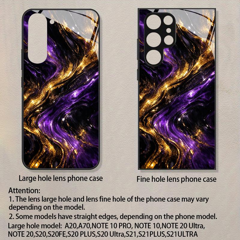 Bu Golden and Aiming Tempered Glass Case 2D S26 S25 S24 S23 S22 S21 S20 A56 A36 A16