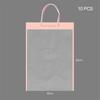 10pcs New Transparent Bouquet Gift Bag Party Supplies Decoration Flowers Wrapping Bag With Handle Birthday Gift Bag Gift