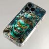 AH Guochao God of Wealth applies to Apple 15 mobile phone case 12promax transparent iPhone8Plus silicone 11/13/7