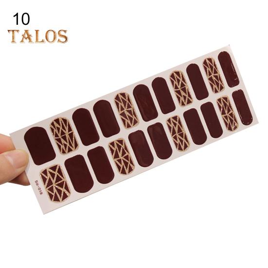 Nail Sticker Self-Adhesive Eco-friendly Paper Nail Art Stickers Decals for Beauty