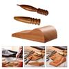 Leather Polished Rod Leather Burnisher Leatherworking Accessories Leather Polished Grinding Craft Tool for Crafting