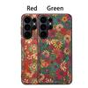 Samsung S26 Ultra Floral Magnetic Leather Case with Card Slot - Fits S23, S24 FE, S25