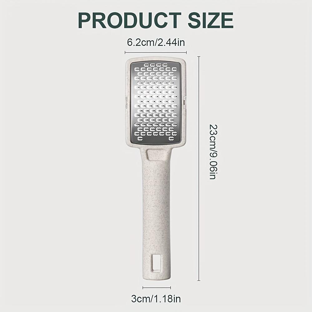 1pc Stainless Steel Pedicure Foot File, Handheld Foot Scrubber, Easy to Remove Callus Dead and Hard Skin for Both Wet and Dry Feet - Foot Care Tool