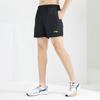 Li Ning Fitness Series Solid Color Logo Loose Mid Waist Sports Shorts Men Shorts Black AKSS013