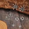 Retro Ethnic Style Ocean Sea Turtle Dolphin Octopus Starfish Flower Earrings For Women