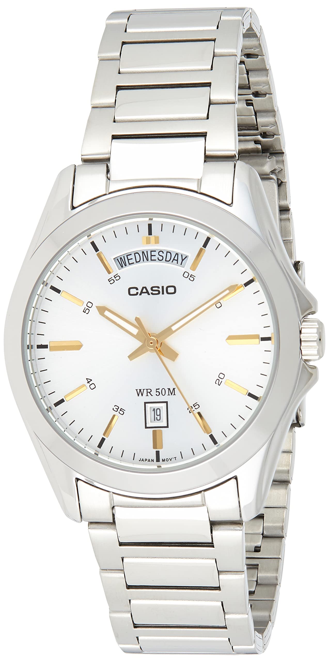 

Casio Classic Silver Watch Classic Silver Watch MTP1370D-7A2 [Casio MTP1370D-7A2]