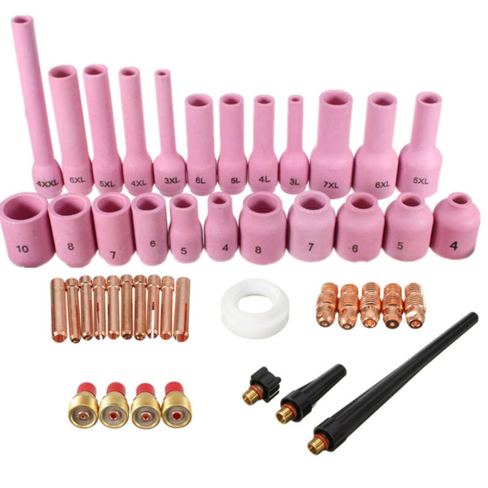 WP9 20 25 TIG Gas Lens 46x/set Spare Parts For SR 9 20 25 For TIG Welding Torch Replacement Brand New Practical