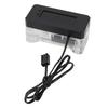 Water Cooling Flow Meter Alarm Multifunctional Aluminum Alloy and Acrylic High Temperature Low RPM Electronic Water