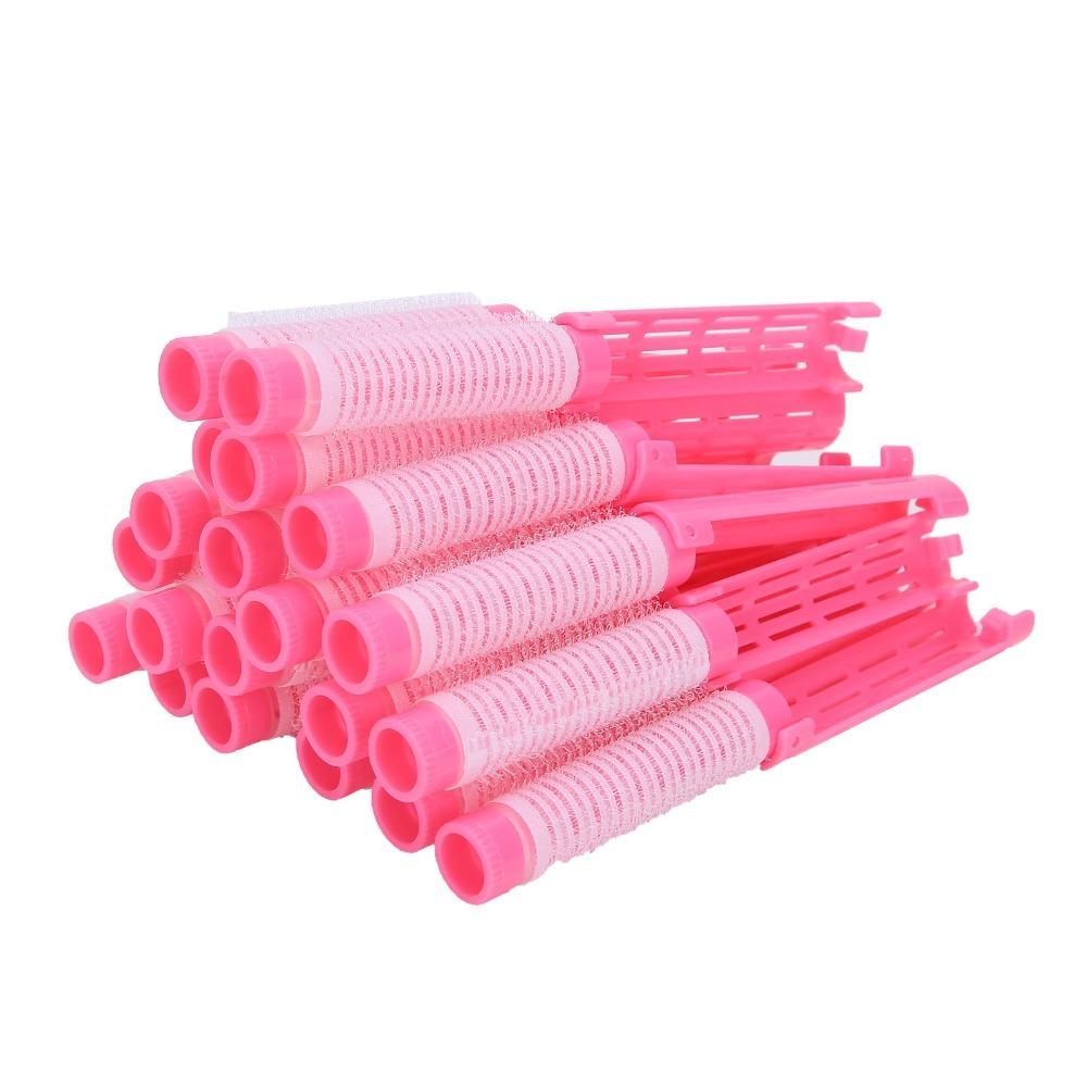 

20pcs Pink Fluffy Perming Rod Professional Perm Rods Tool Styling Kit Hair Perm Rods Salon Use