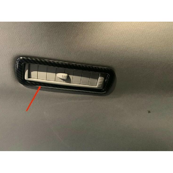 A/C Rear Air Vent Cover Trim For - Toyota Sienna ABS Carbon Fiber 4pcs