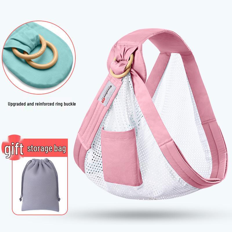 Newborn Nursing Baby Sling Scarf: Breathable, Multifunctional, All-Season, Horizontal Hold
