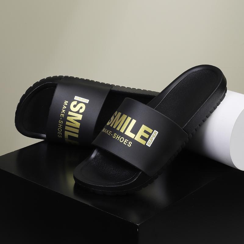 Mens Slippers Fashion Non Slip Slippers Summer Indoor Outdoor Sandals Couple Oil Painting Printing Soft Sole Slippers