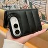 Anti Fall Phone Protector Puffer Case for iPhoneDuo, Down Jacket Design Soft Padded Protective Cover Cover, Full Bumper Shockproof Portection Foldable