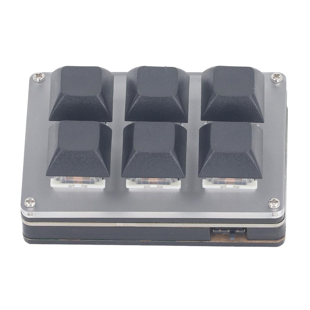 Professional Mechanical Keyboard with 6 Keys USB BT 2.4G Type C Single Handed Wireless Customizable Keyboard